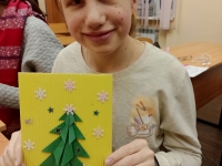 Мастер-класс по изготовлению новогодней открытки «Елочка».